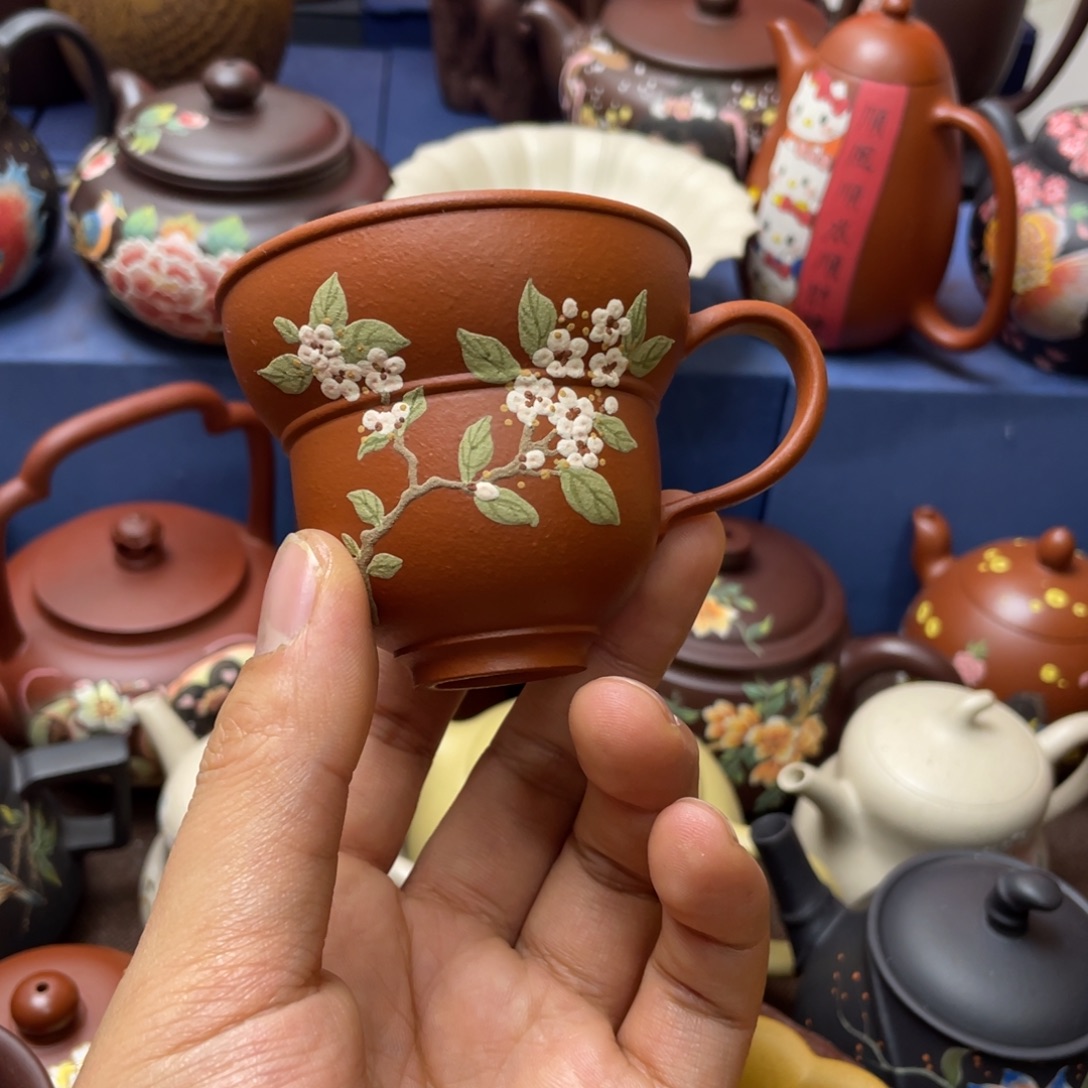 紫砂茶杯紫砂主人杯80cc