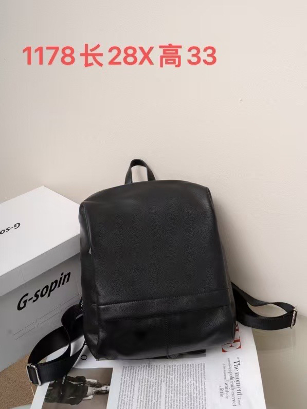 2025新款牛皮双肩包