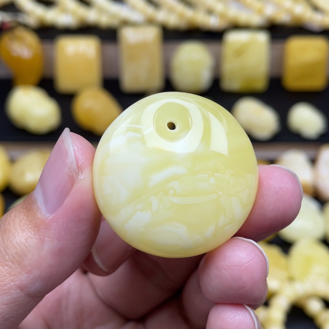 琥珀未镶嵌裸石琥珀蜜蜡