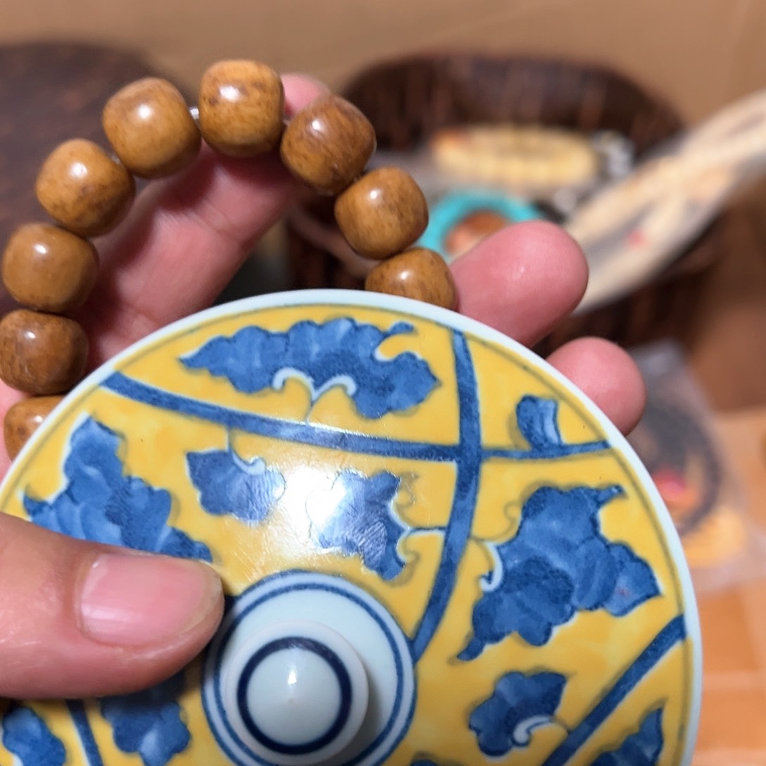 碟哇*瓷器木器工艺摆件