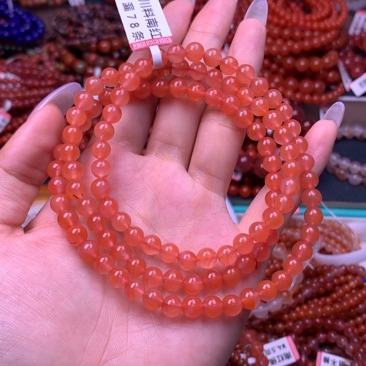 未镶嵌手链南红玛瑙14号卡6