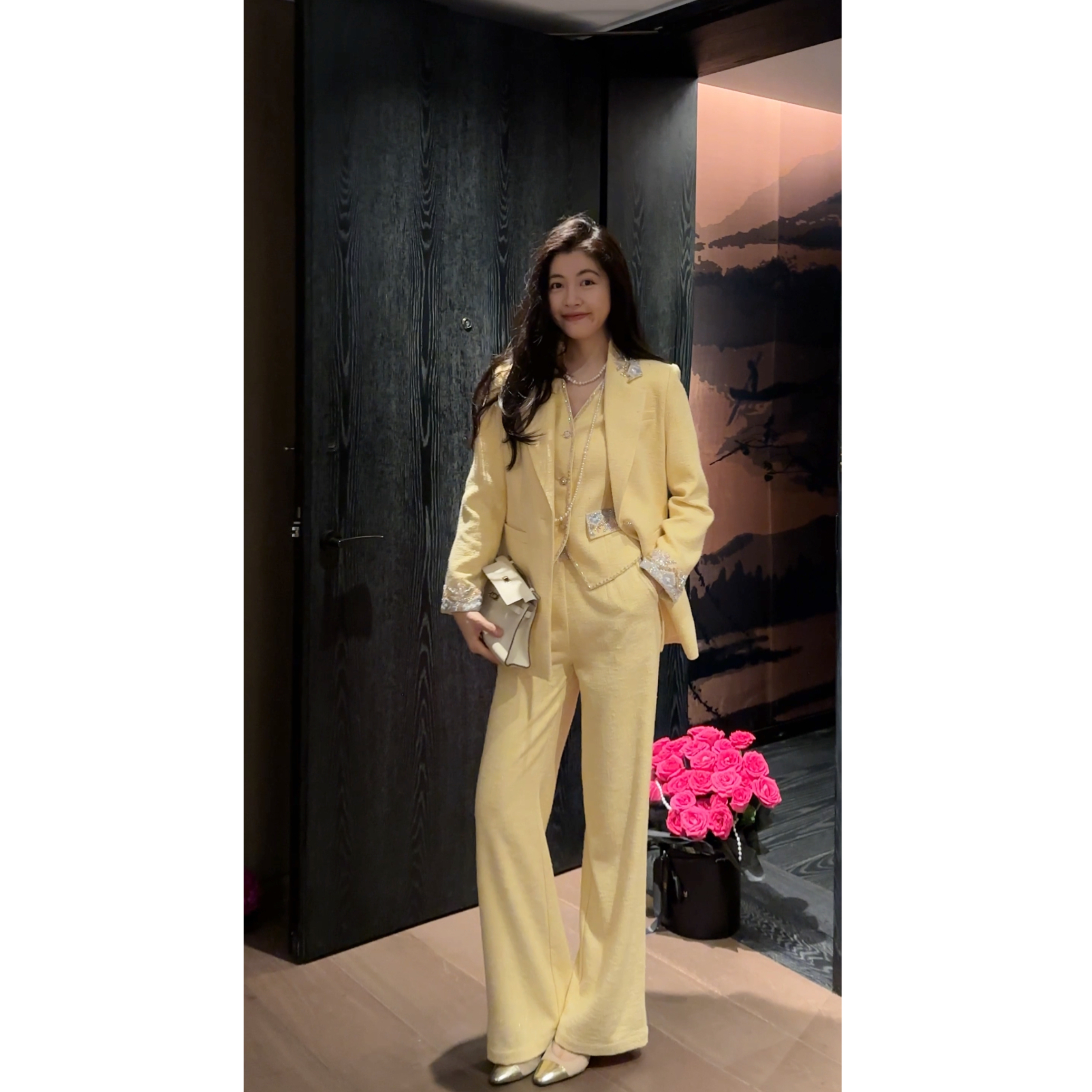 【N·COU】25秋新款【丹书白马】高级感百搭重工西装系列唐装DY52839