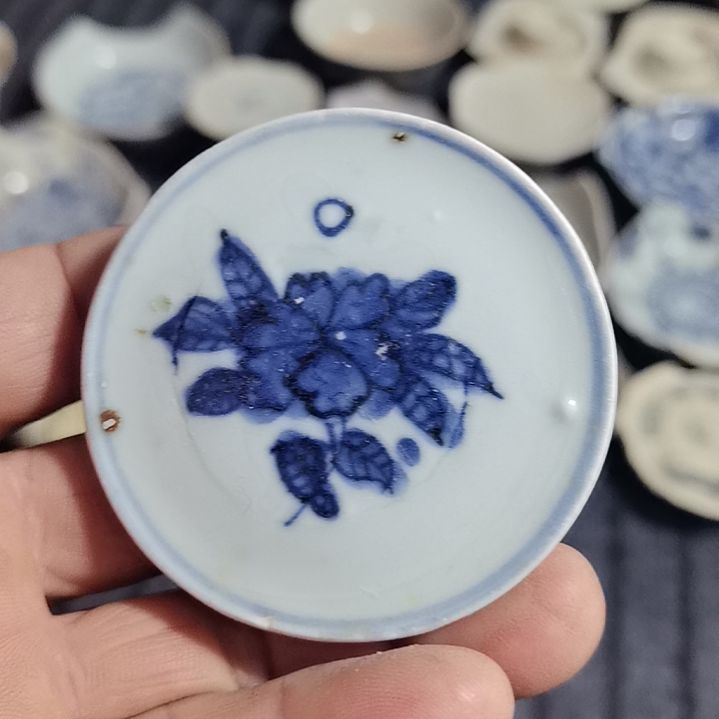 瓷片青花影青杯垫标夲