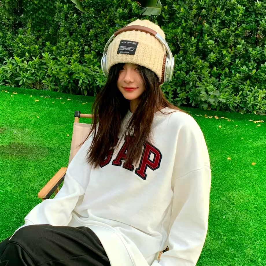 【阳哥甄选】G家休闲刺绣圆领卫衣