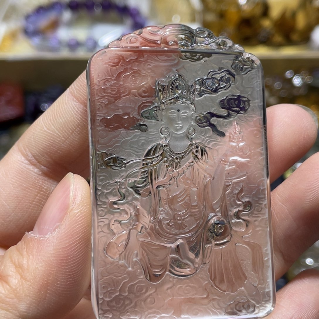 水晶颈饰未镶嵌定制