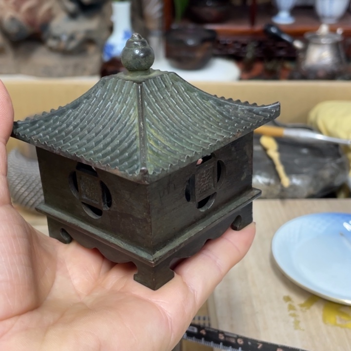 铜中古艺术品摆件