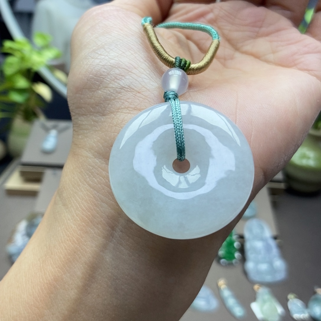 翡翠颈饰未镶嵌吊坠2