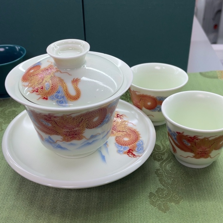 景德镇陶瓷盖碗茶具