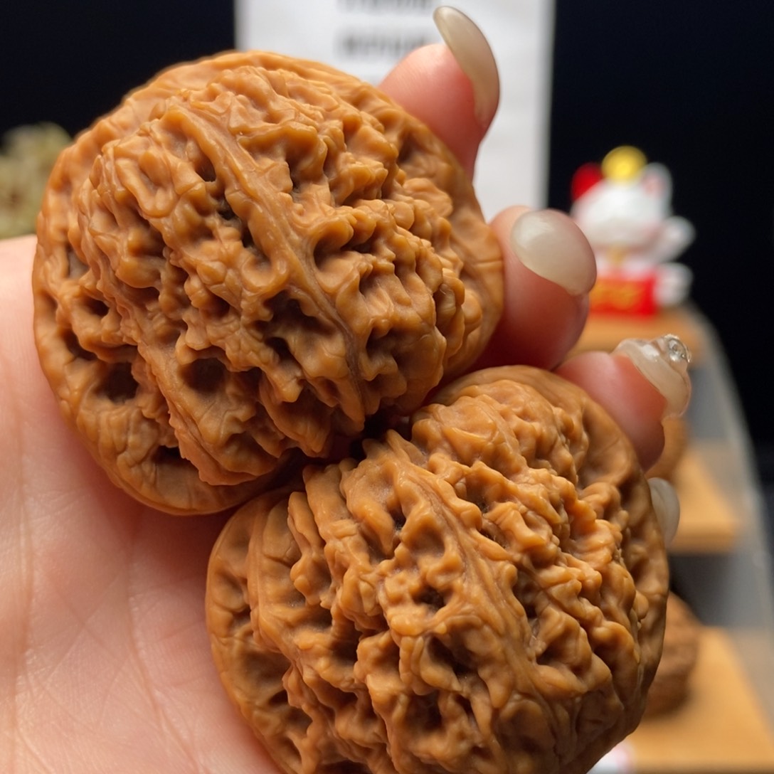 把件核桃46-43-39全品老树超级大麻团精品