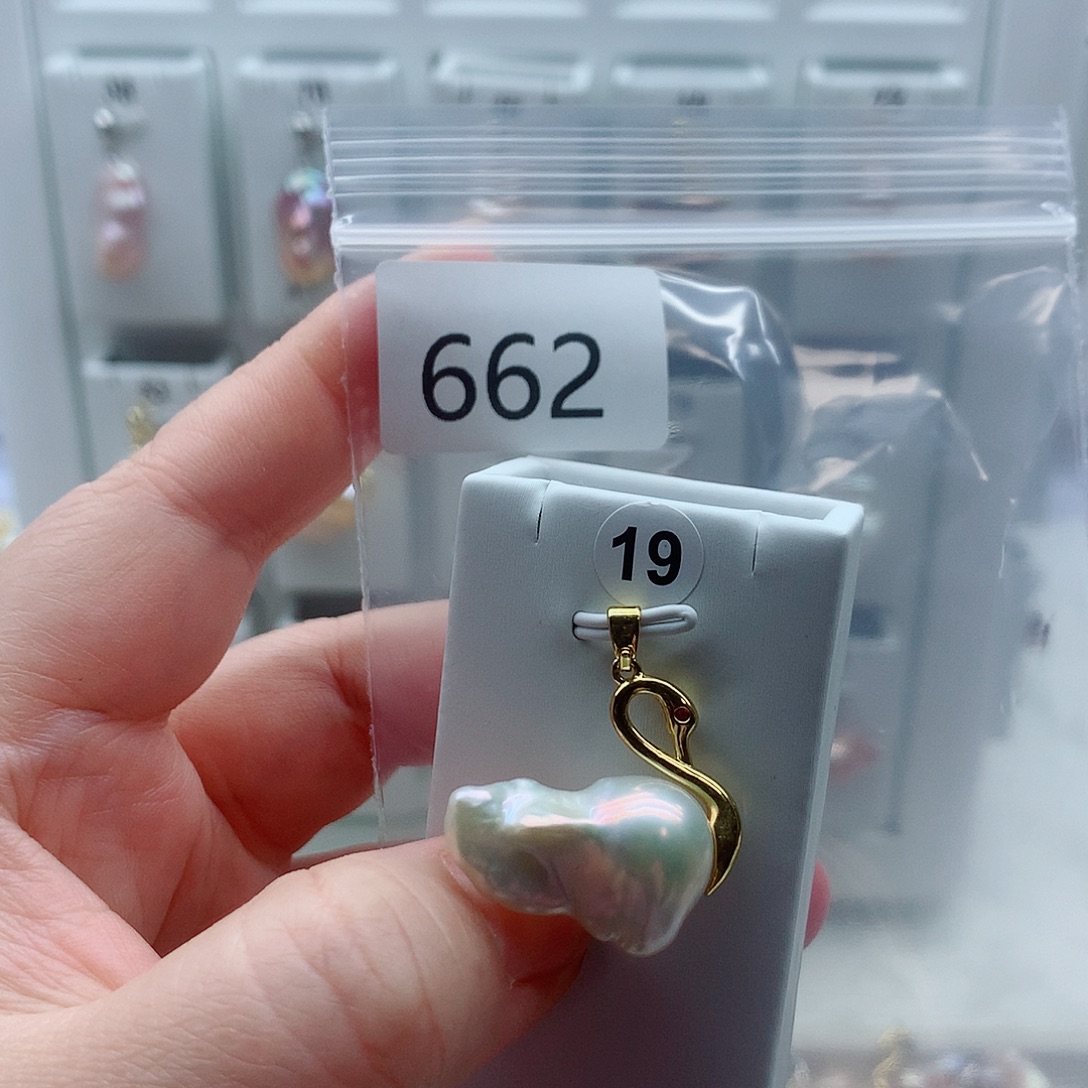吊坠(不含链)合金淡水珍珠