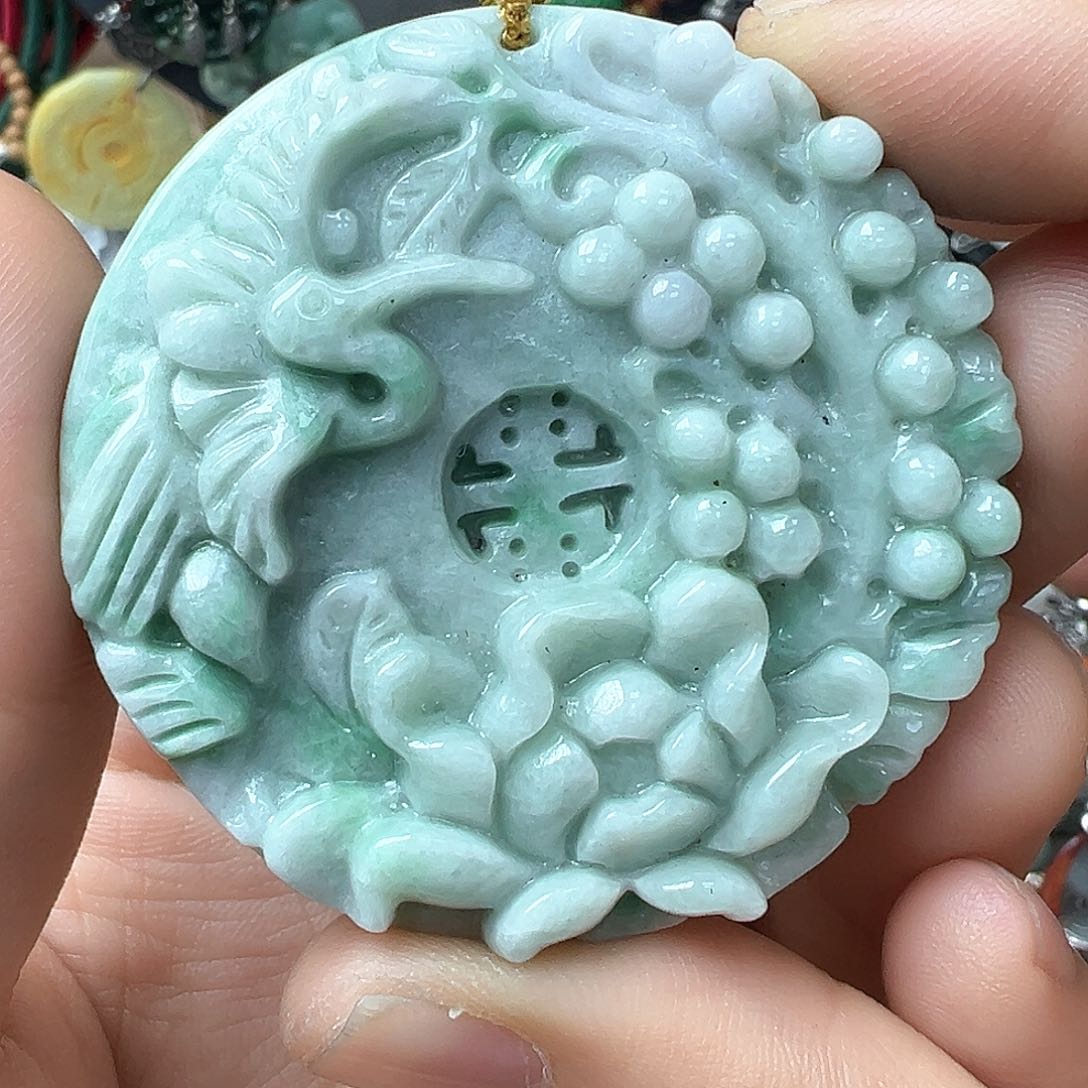 翡翠戒指未镶嵌炸