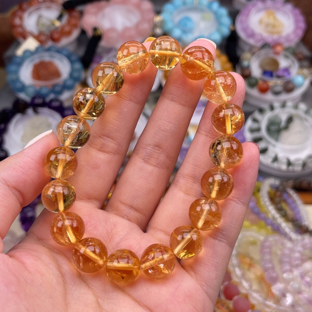 水晶手链未镶嵌S****?天然