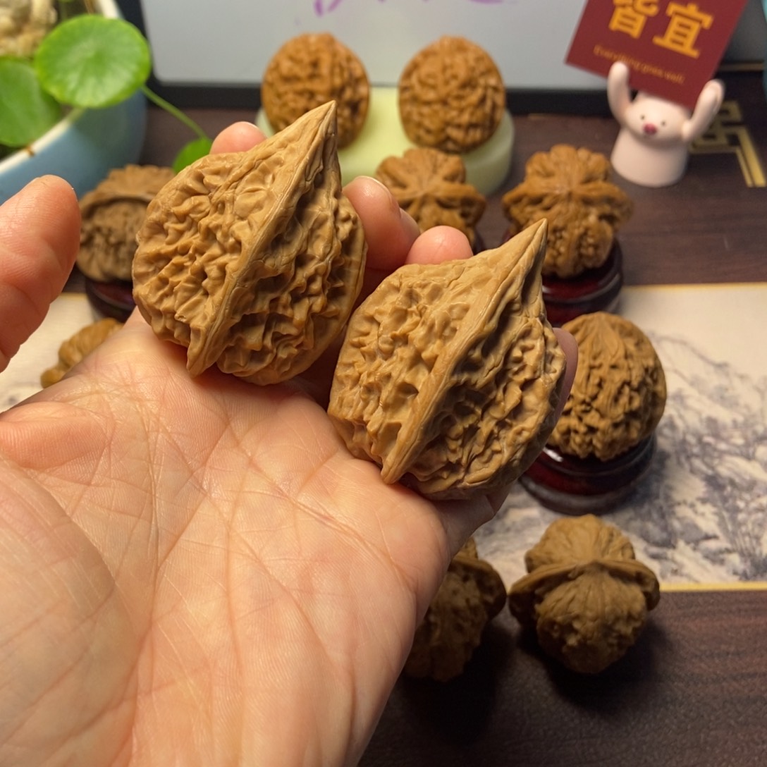 把件文玩核桃全品瓷瓶鸭嘴40