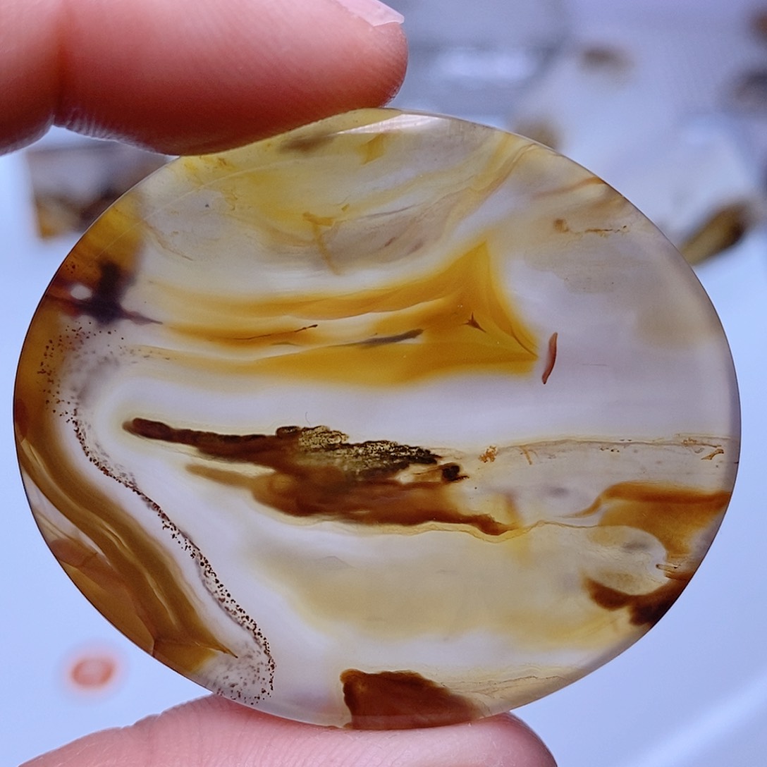 玛瑙/玉髓珠宝半成品未镶嵌