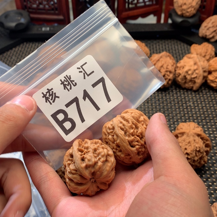文玩核桃吊坠九龙