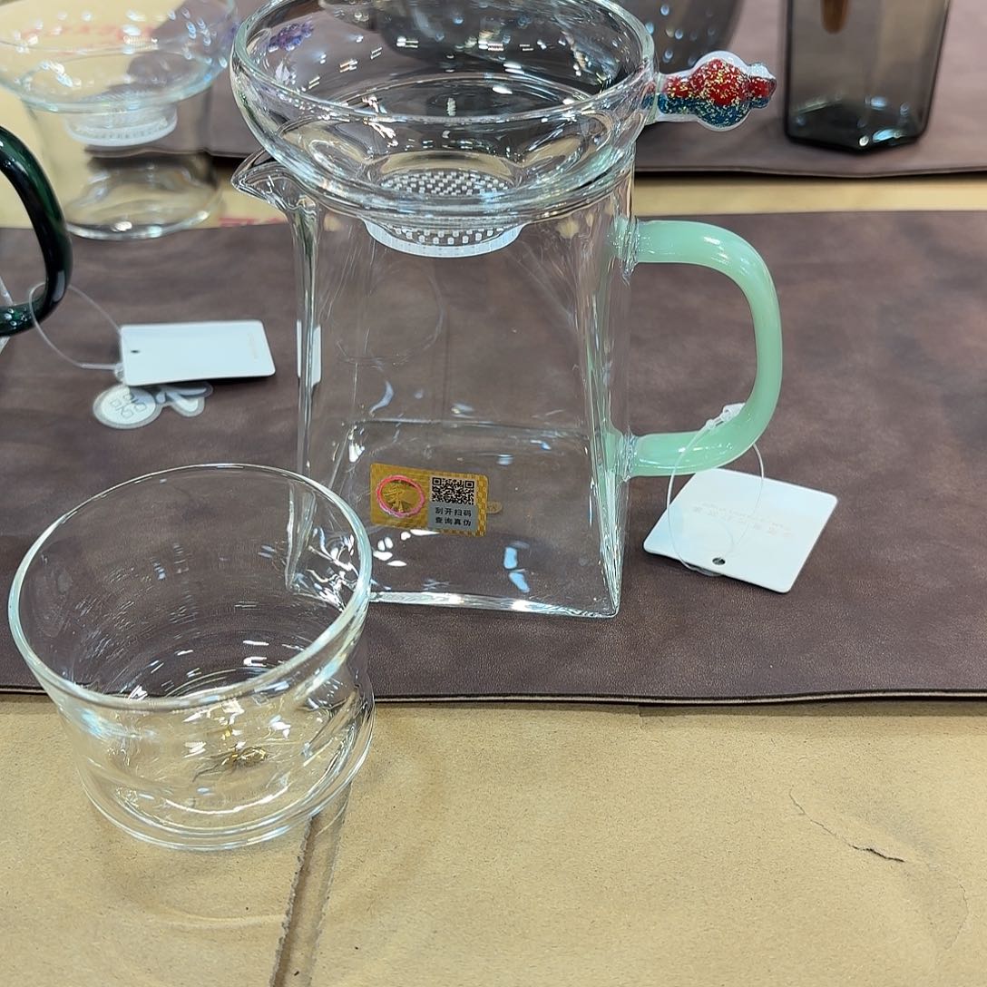 禾器瀚然浅玉+孤品无包装蓝吟茶漏