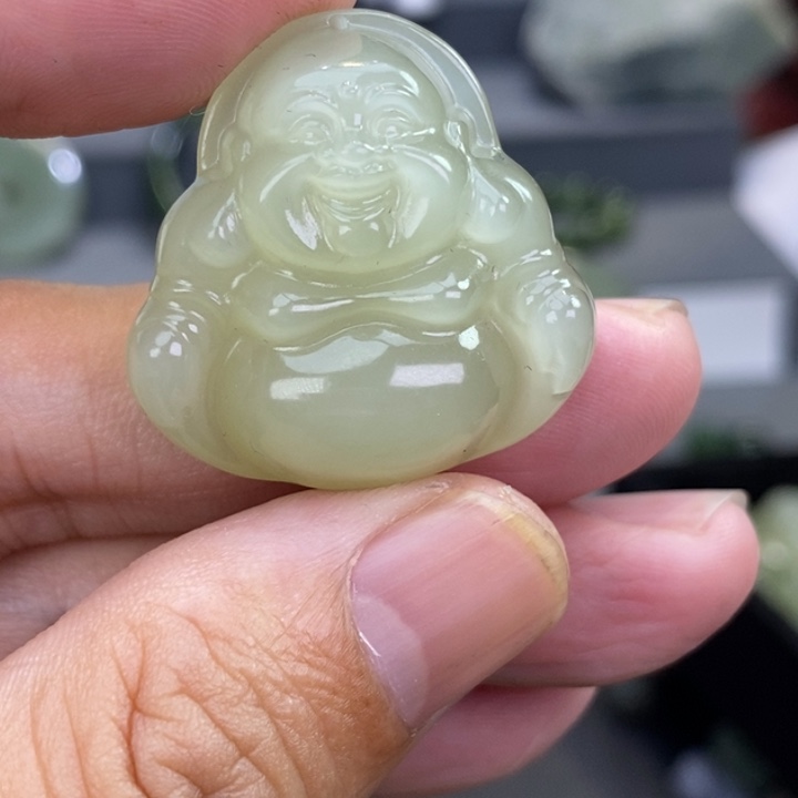 和田玉颈饰未镶嵌小*.