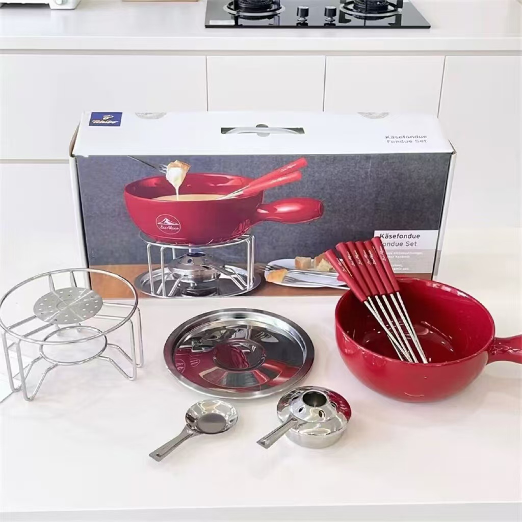 奶酪芝士火锅陶瓷酒精锅22cm