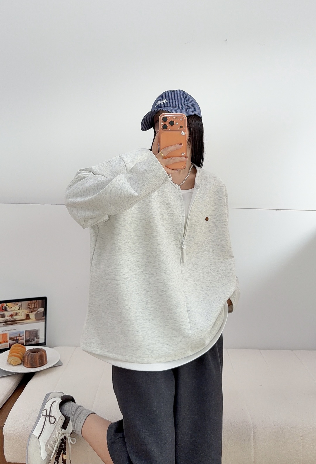 2026春季新款大码时尚气质舒适百搭可爱长袖卫衣（1606）