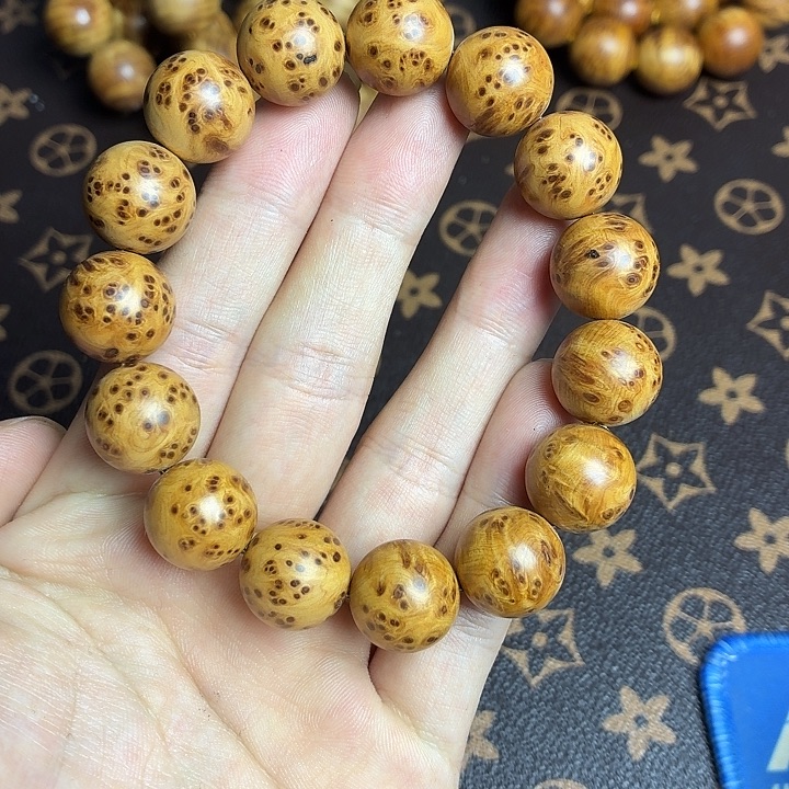 柏木（崖柏）手串/手链崖柏15mm全雀眼