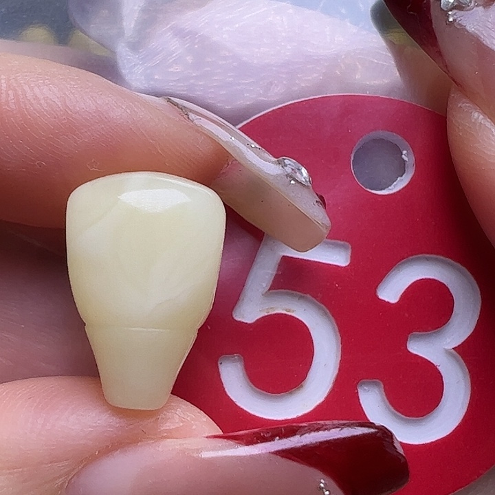 蜜蜡未镶嵌珠宝奇石10.7mm白蜡三通