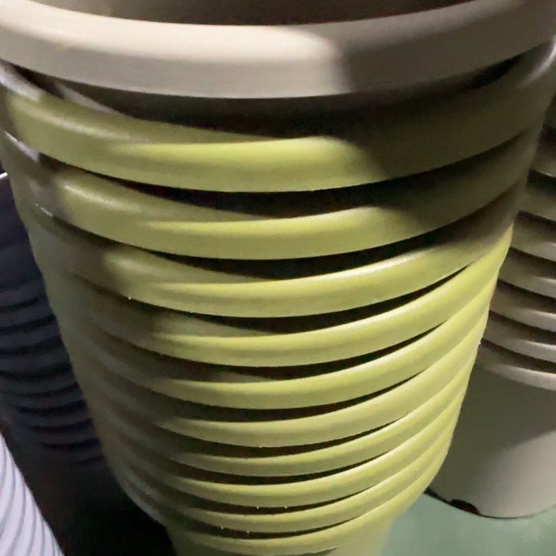 树脂四季盆2#果绿微瑕带拖13