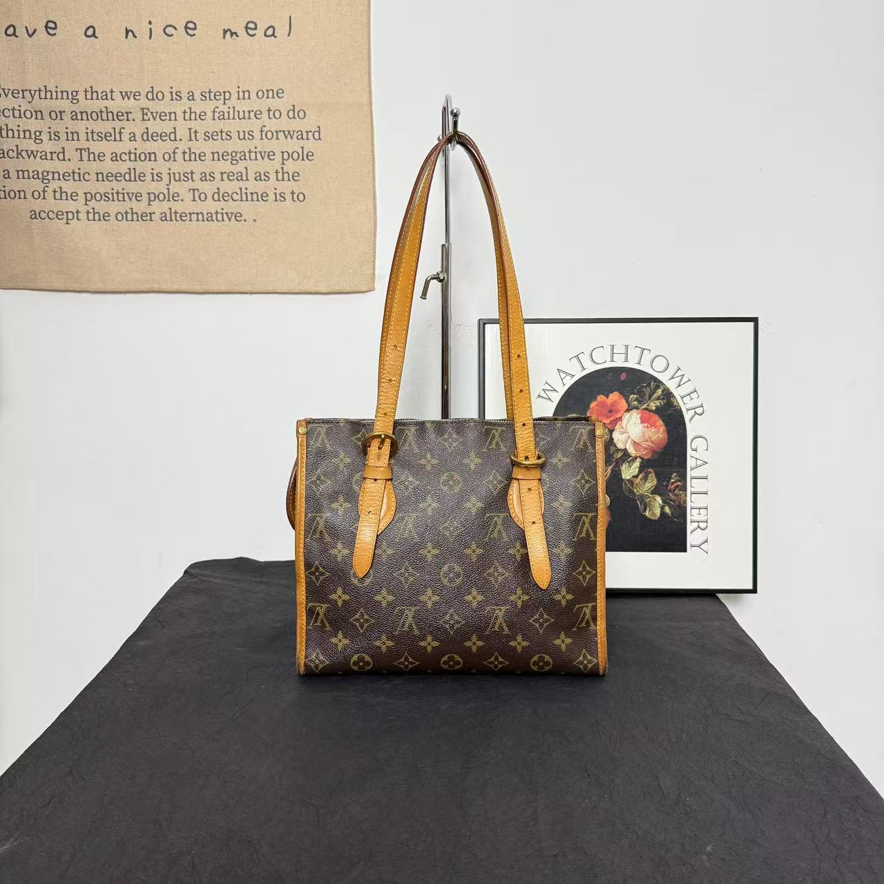 95新 LouisVuitton/路易威登 古登中古/LV金球包托特/腋下单肩包