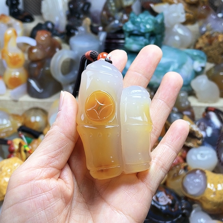 玛瑙/玉髓饰品银S925镀金镶嵌纤**络