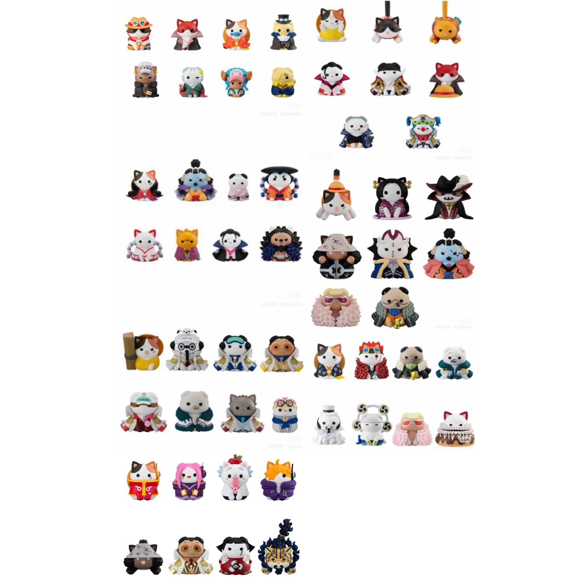 【海贼王】megahouse端坐猫咪小手办海贼喵盲盒（下单默认代拆）