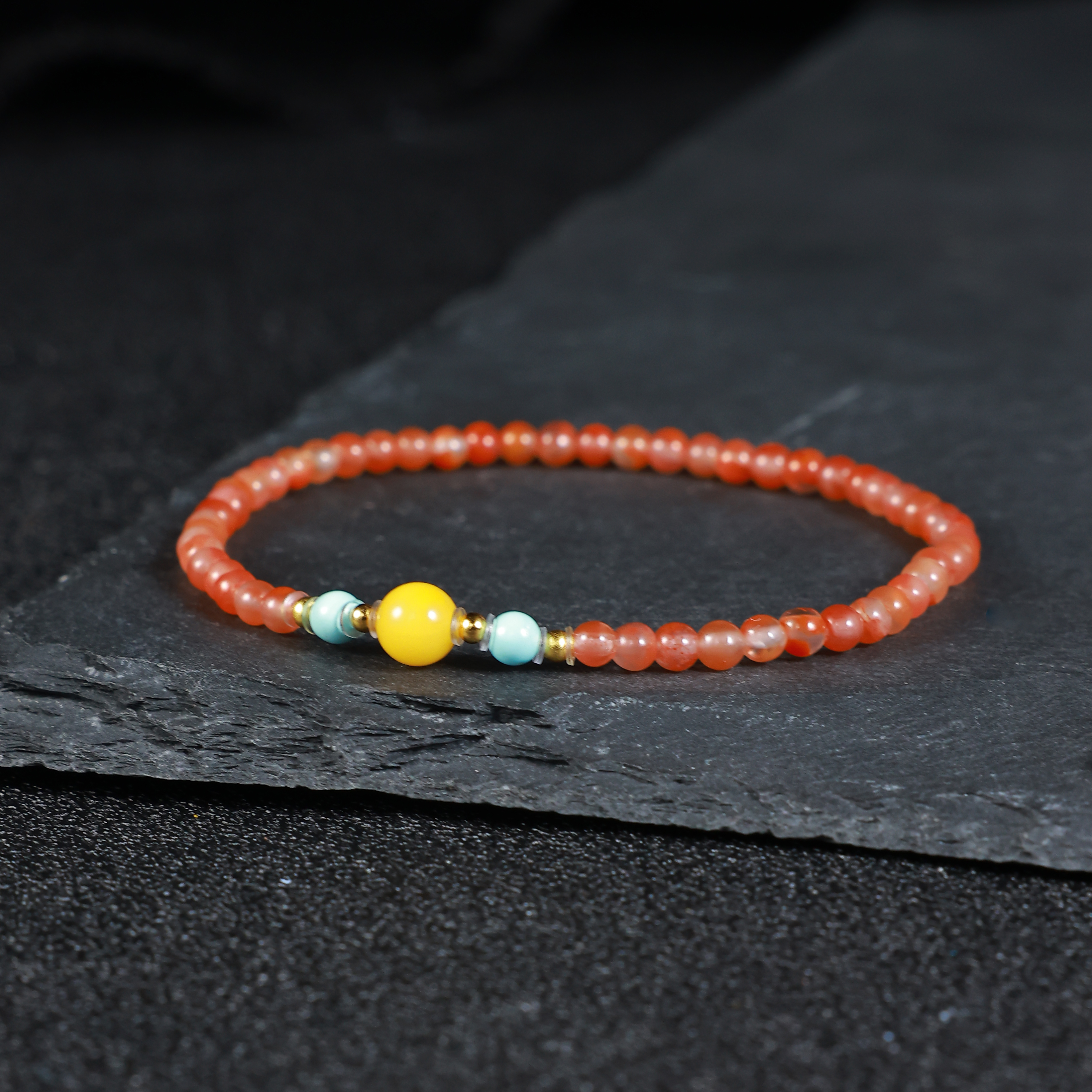 【吉祥三宝】南红玛瑙手串