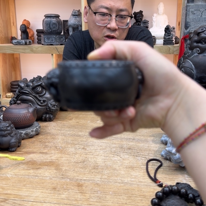 西安石晋錾石雕手工雕刻摆件