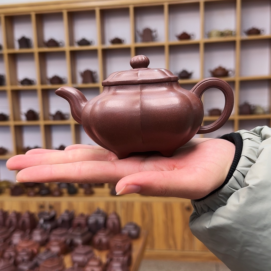 茶壶紫砂筋纹传炉330cc