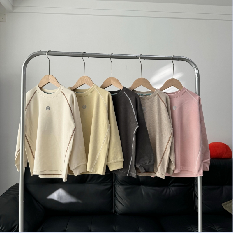 1206冬季新款男女童舒适软糯双面绒弹力儿童打底衫