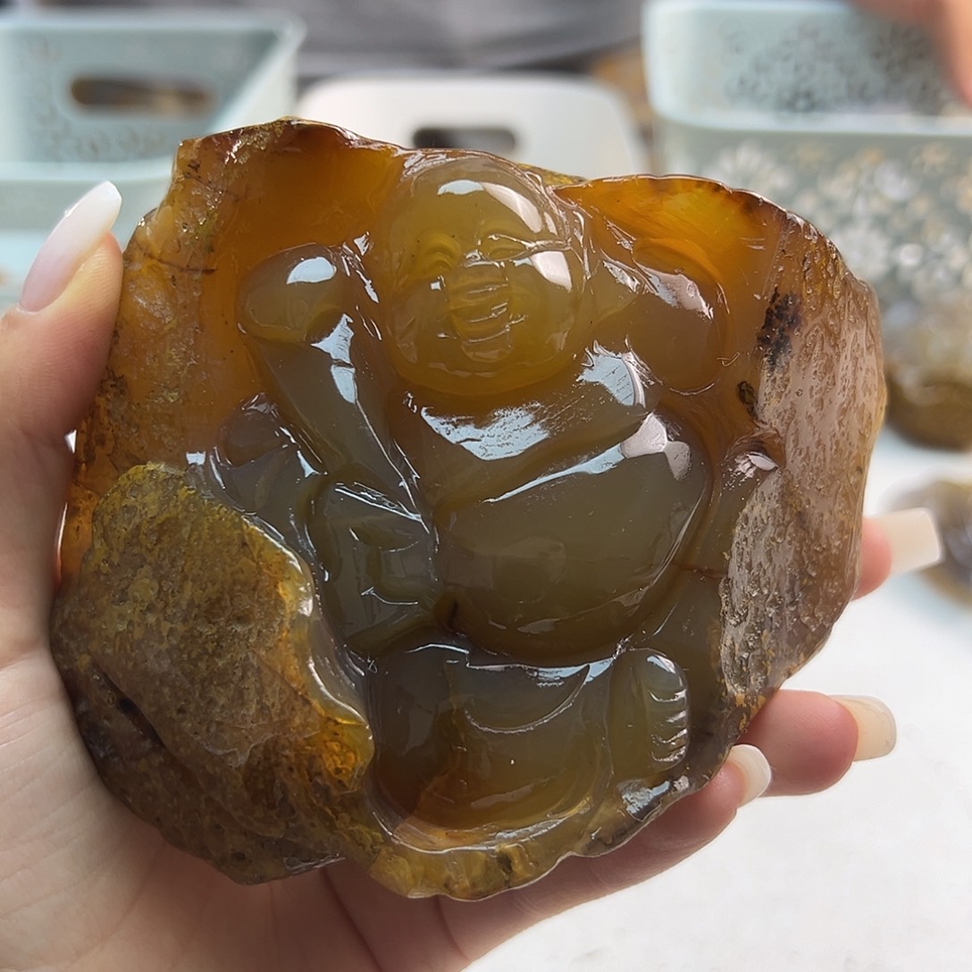 玛瑙/玉髓未镶嵌吊坠(不含链)