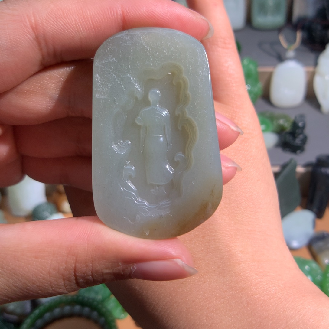 和田玉颈饰未镶嵌