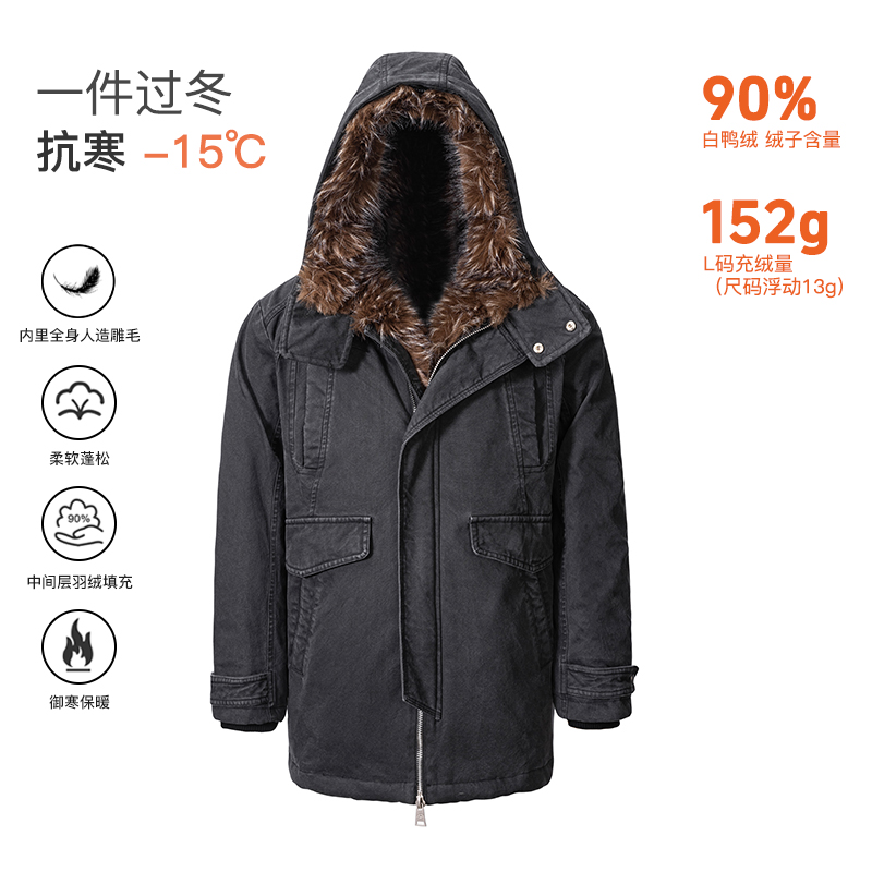 CATSSTAC狼图腾重工派克羽绒雕