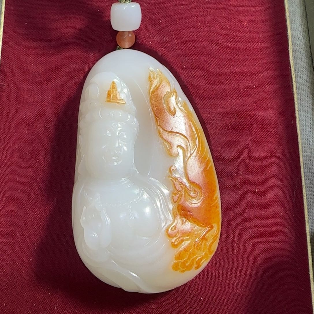 和田玉挂件未镶嵌得*