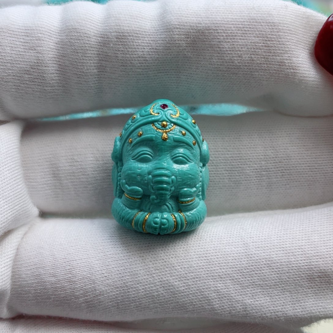 绿松石珠宝奇石未镶嵌