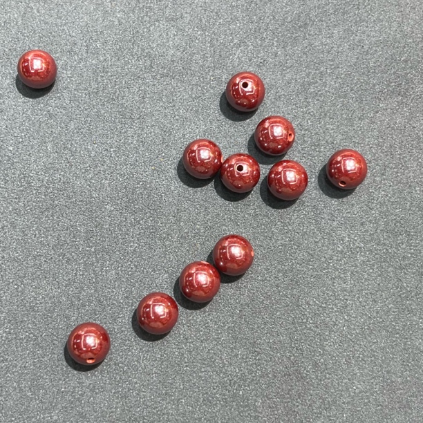含辰砂工艺品7272-原矿辰砂三颗发货8mm