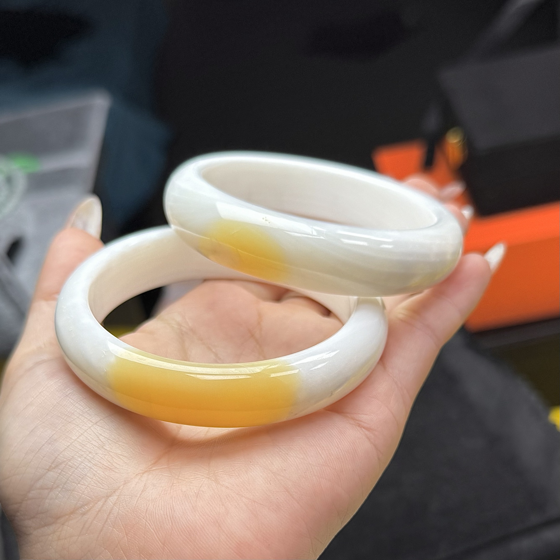 【AT】玉化砗砗手镯（多样性发其一）