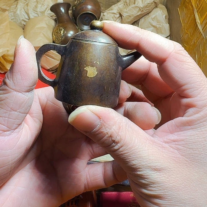 铜器摆件收收藏藏