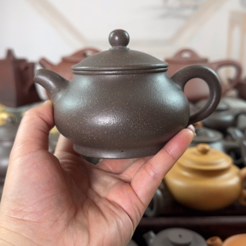 茶壶紫砂梨皮天青230cc
