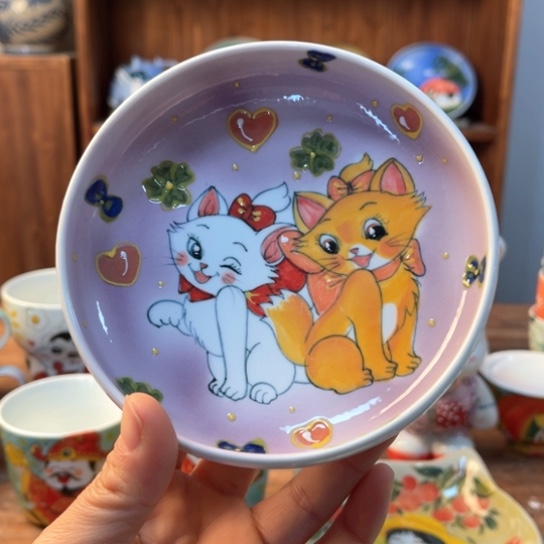 瓦当景德镇釉下手绘陶瓷