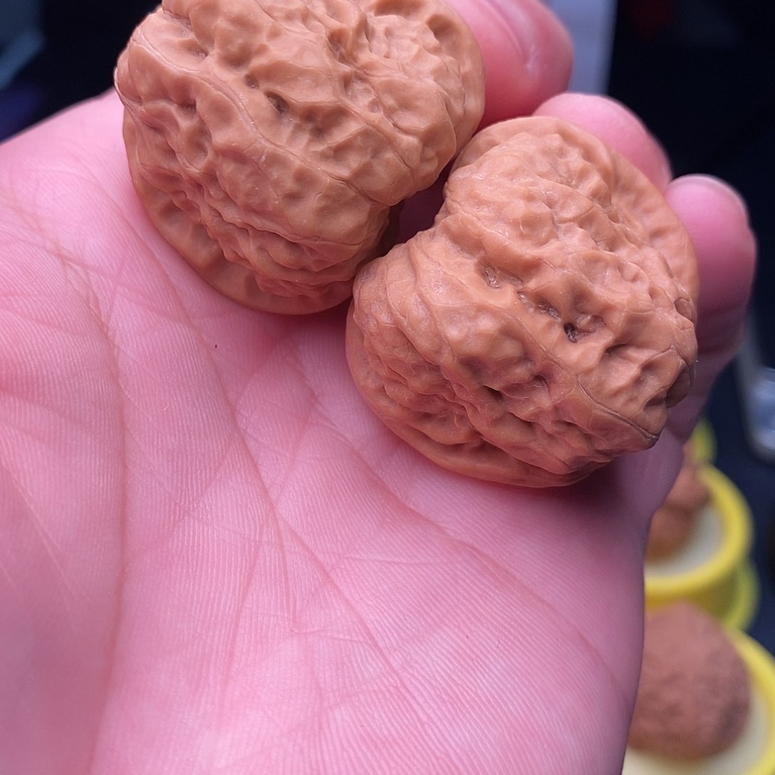 桃核把件延庆蛙尺寸35