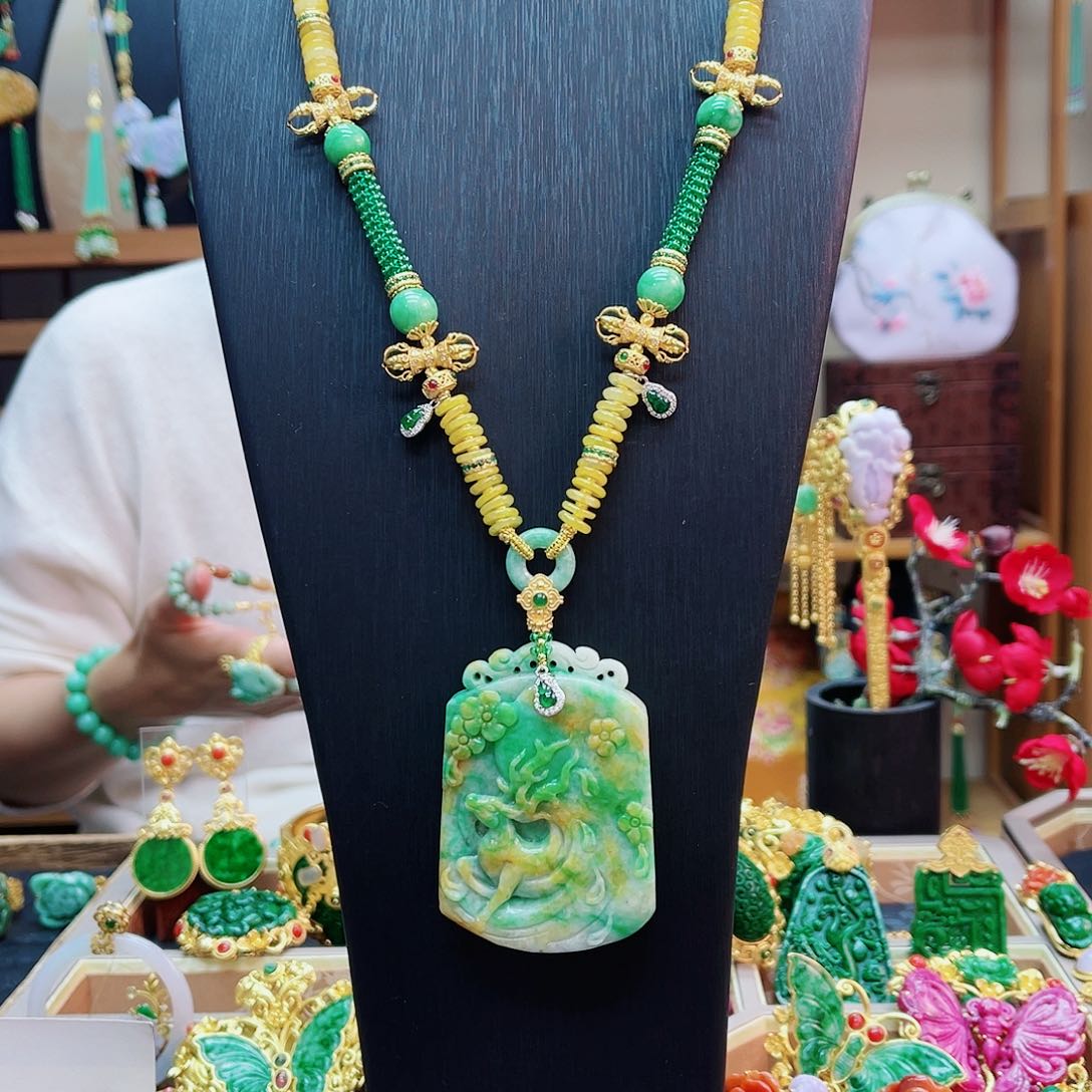 颈饰合金翡翠48小时鉴赏期1