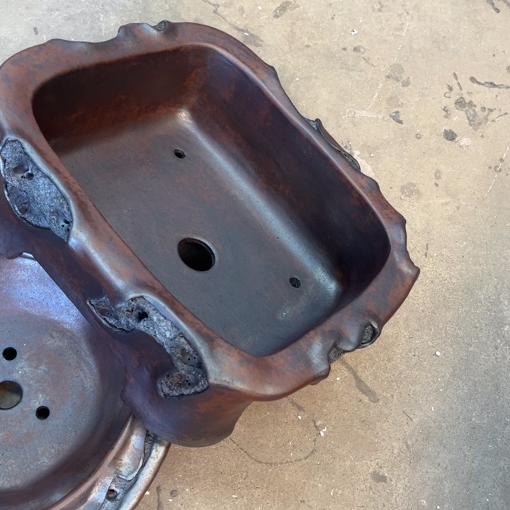 狗***花紫砂花盆宜兴紫砂工艺厂