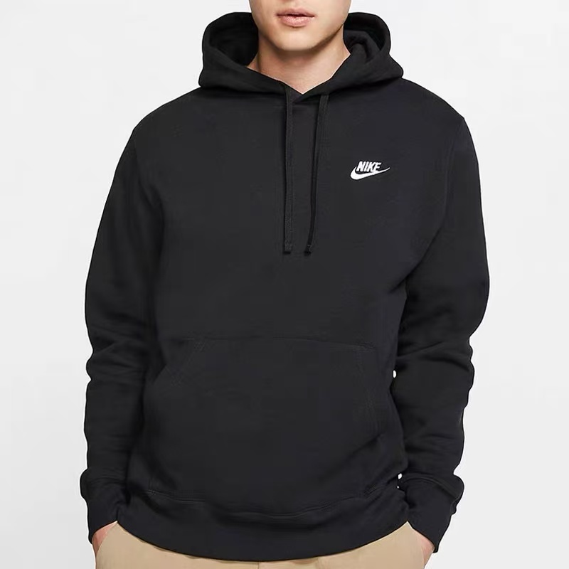 NIKE/耐克秋冬季男子柔软宽松加绒套头连帽衫卫衣 BV2655-010