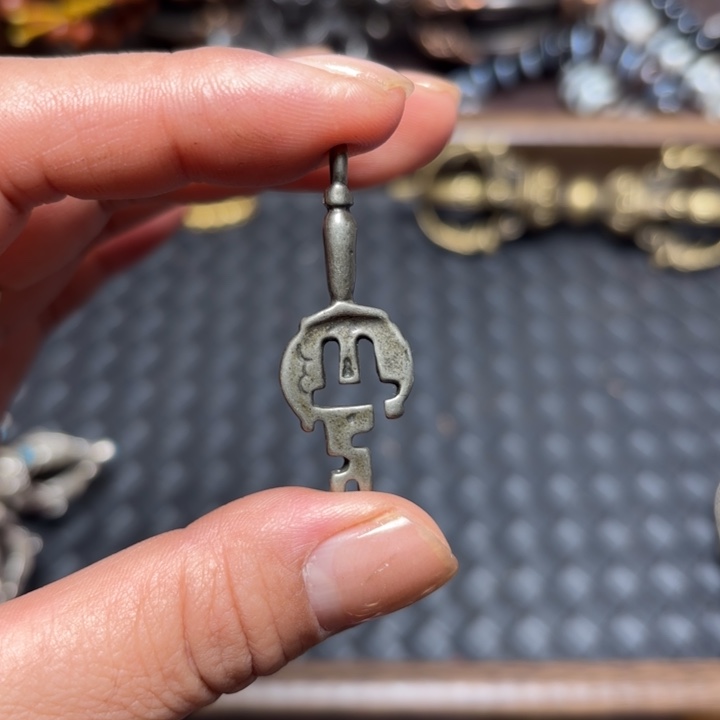 玻璃颈饰藏传喜马拉雅