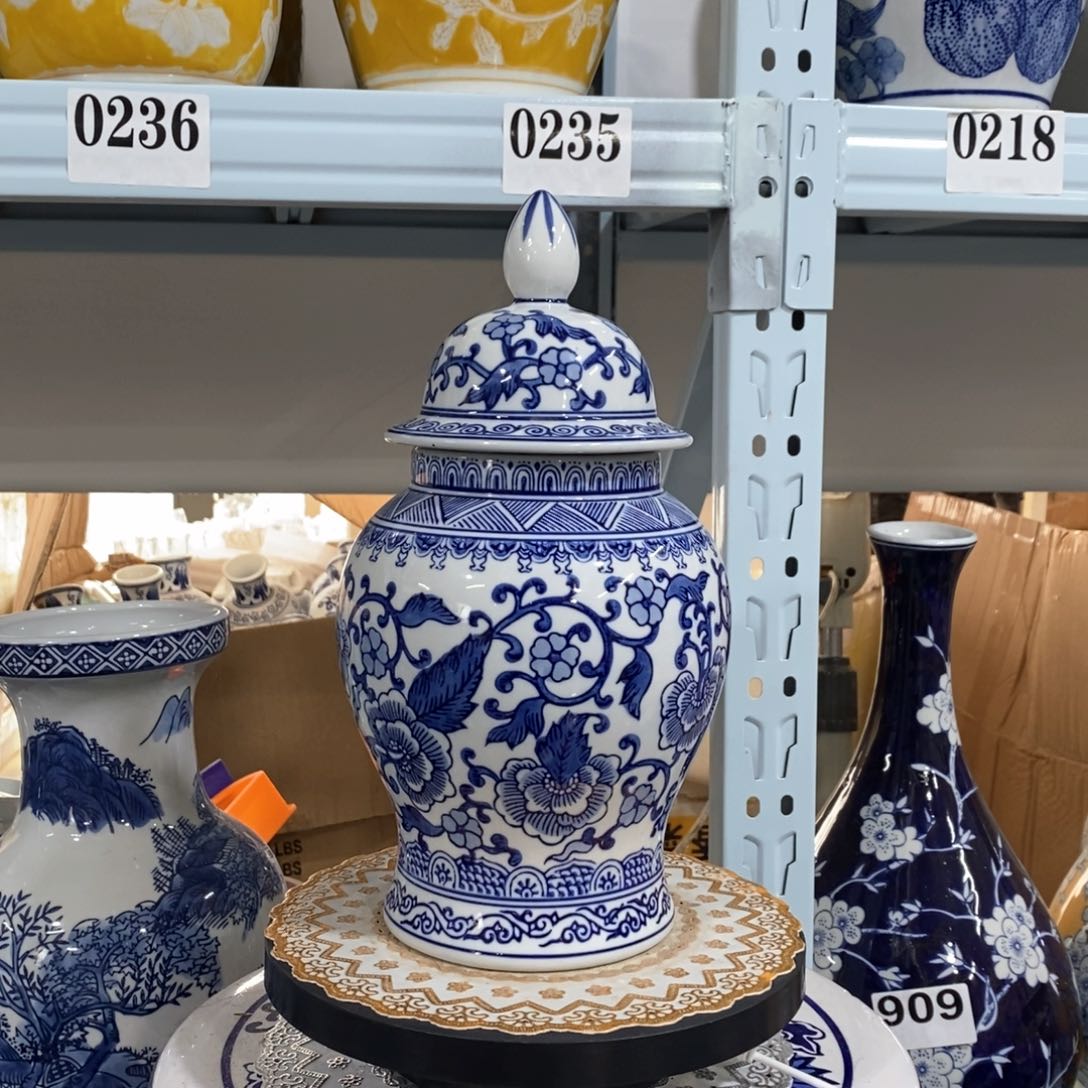 【闪购商品】摆件将军罐花瓶摆件