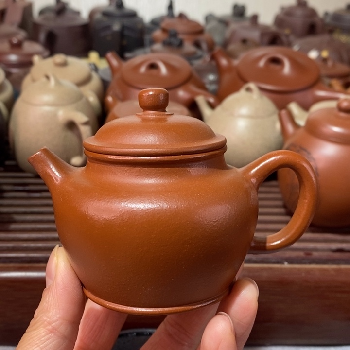紫砂茶壶微瑕处理一把